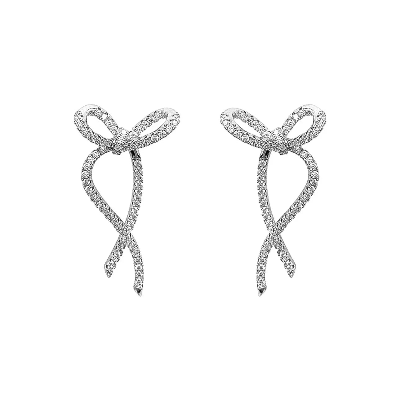 Marta Schleifen Earrings - Silver