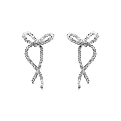 Marta Schleifen Earrings - Silver