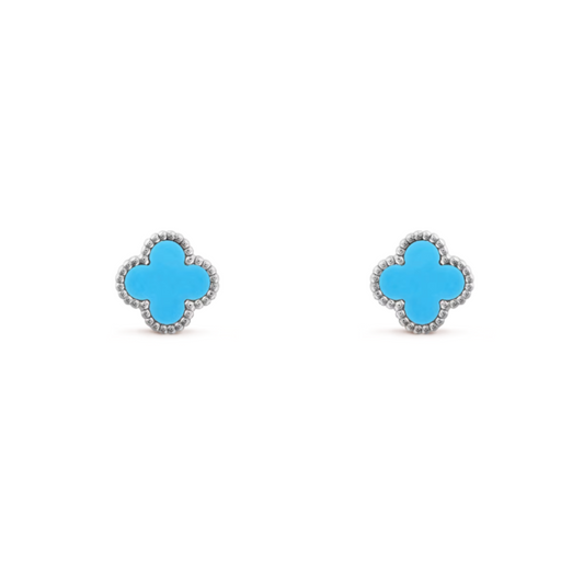 Coki Earrings - Blue / Silver