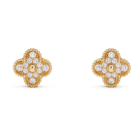 Coki Earrings - Diamond / Gold