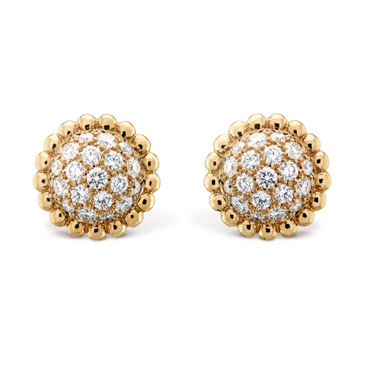 Sassy Earrings - Diamond / Gold