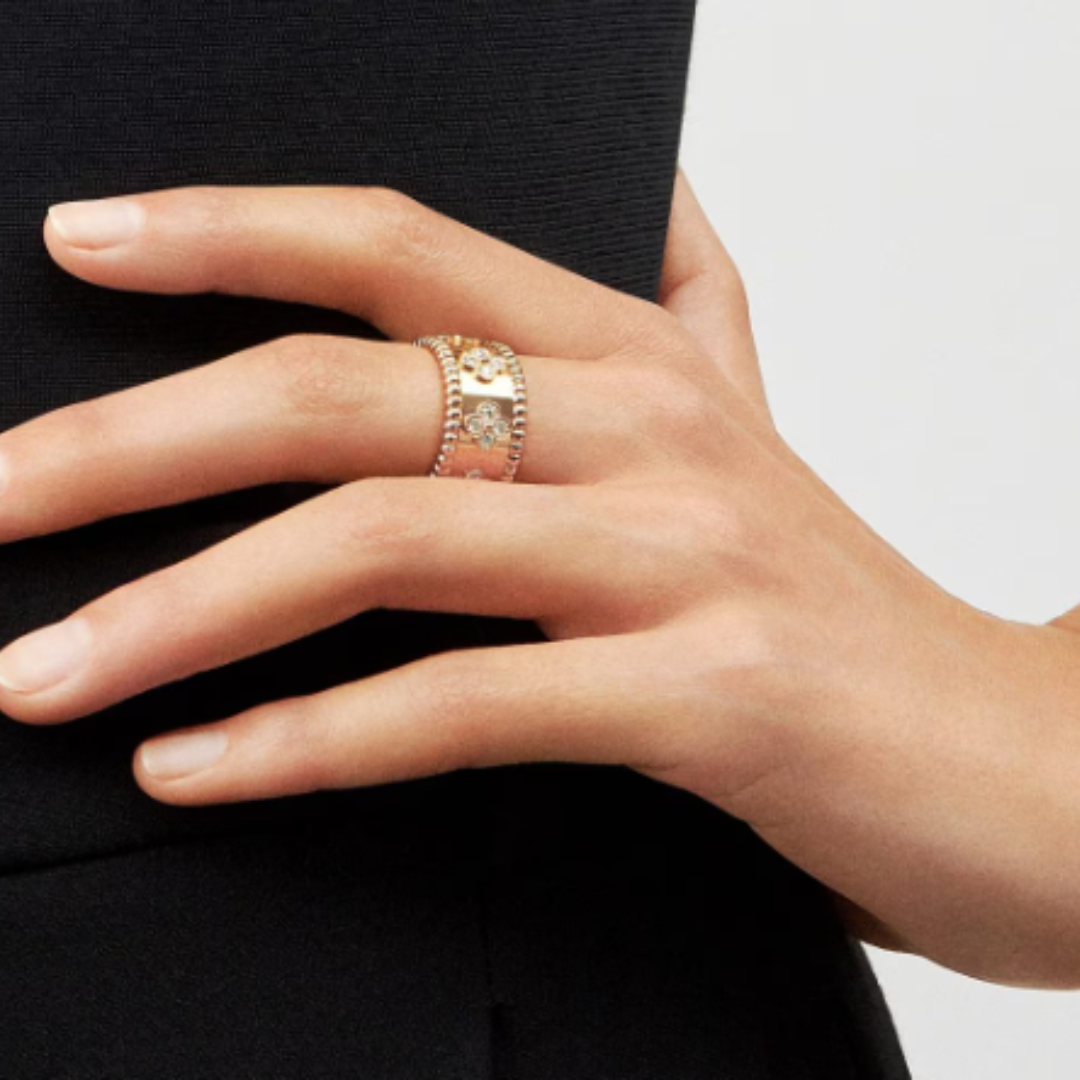 Abby Ring - Diamond / Rose