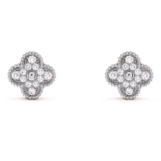 Coki Earrings - Diamond / Silver