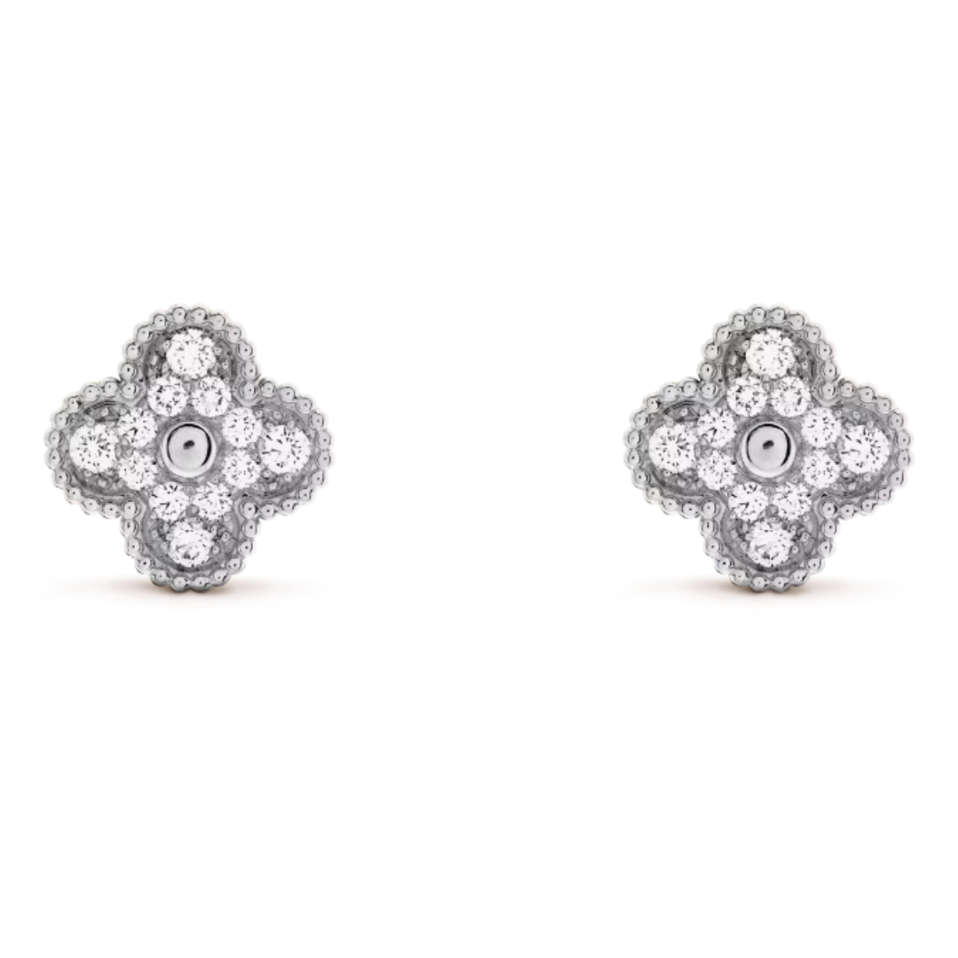 Coki Earrings - Diamond / Silver