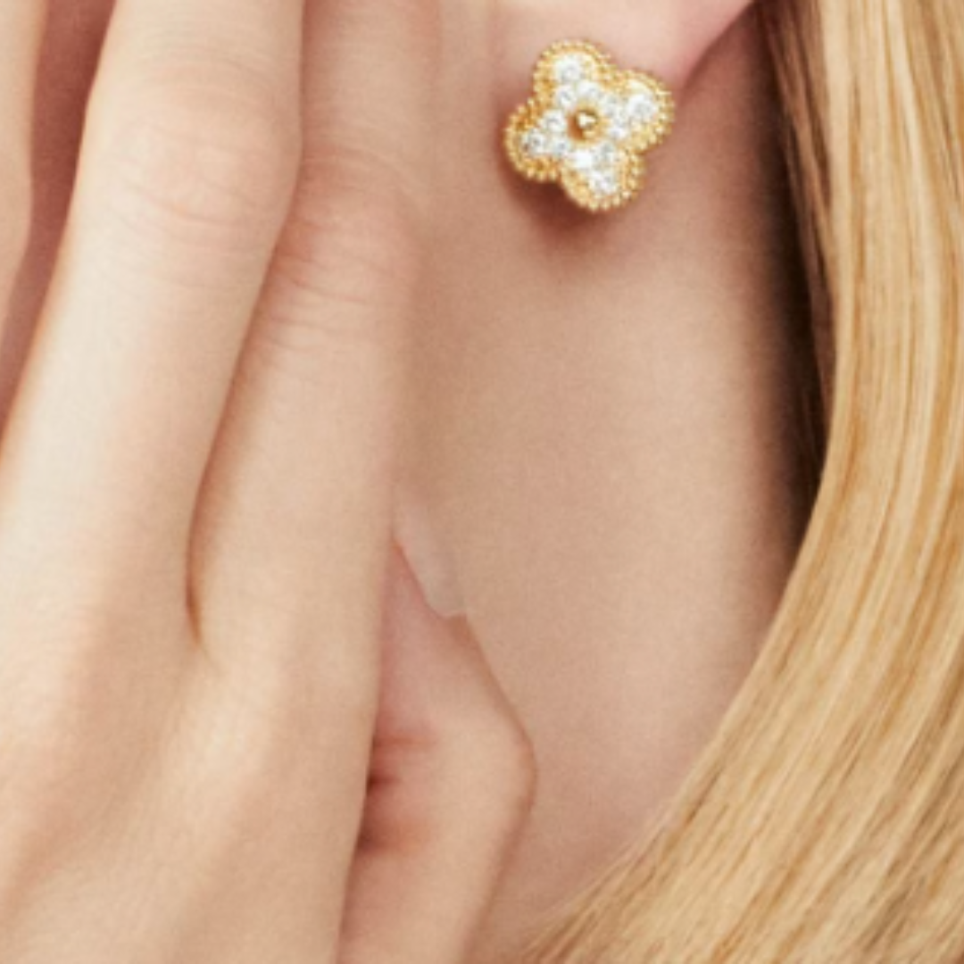 Coki Earrings - Diamond / Gold