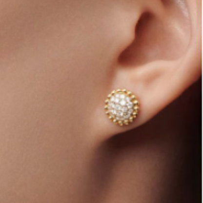 Sassy Earrings - Diamond / Gold
