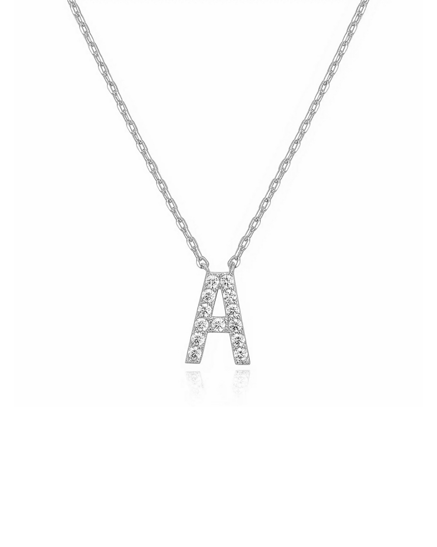 Initial Silver Necklace