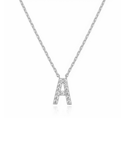 Initial Silver Necklace