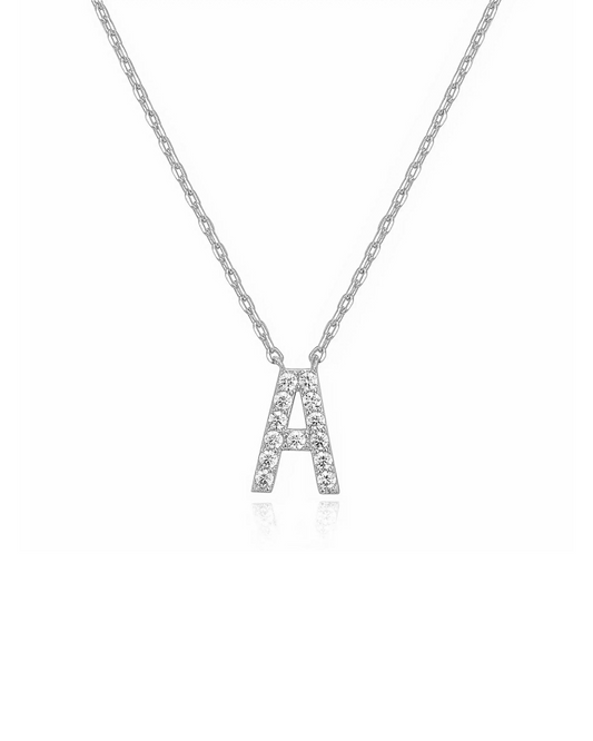 Initial Silver Necklace