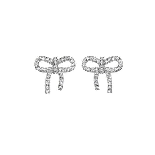 Tia Hoop Earrings - Silver