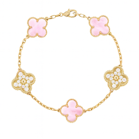 CLOVER | Golden Pink Bracelet Prestige